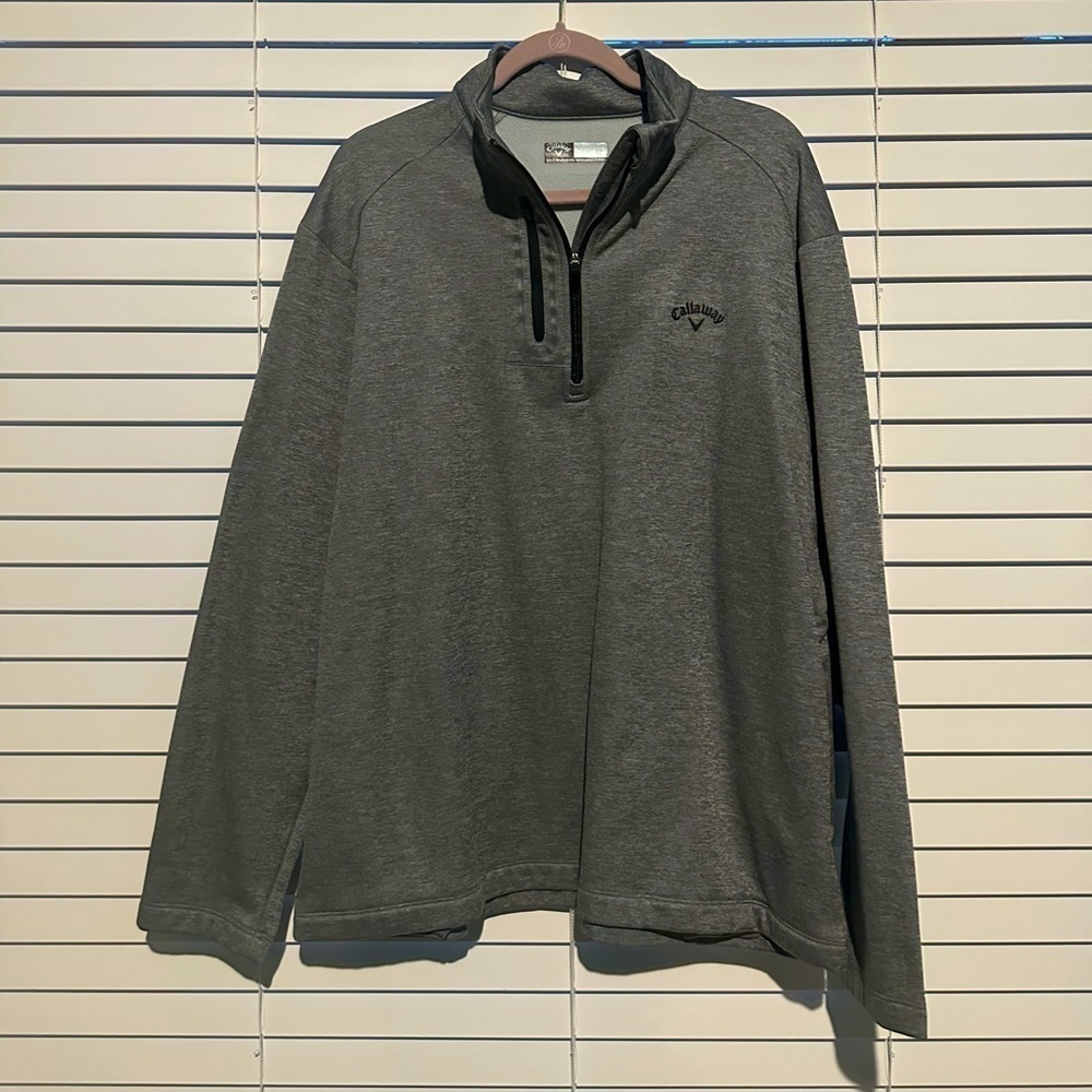 Grey 1/4zip pullover​​​​​​